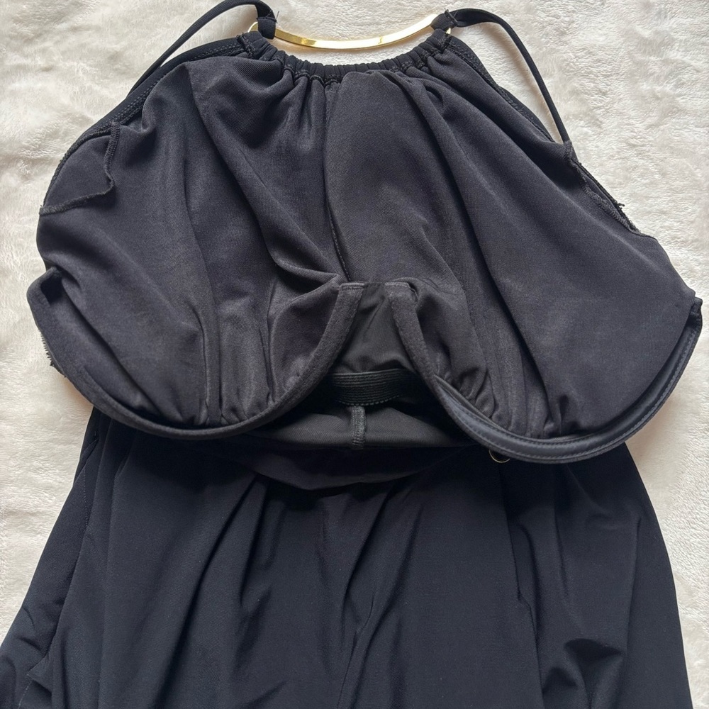 Magicsuit Black Halter Swim Dress - Picture 6 of 9
